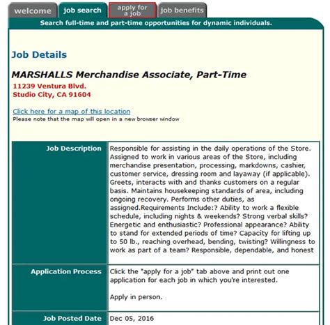 how do i apply for a job at marshalls|marshalls application part time.